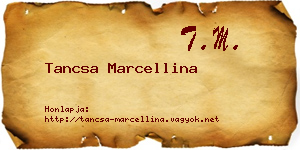 Tancsa Marcellina névjegykártya